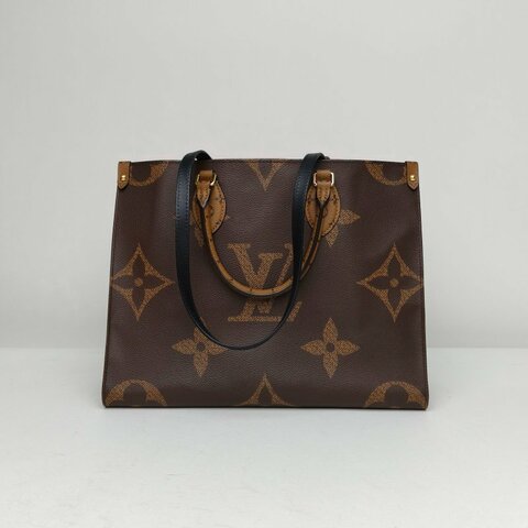 LOUIS VUITTON Onthego中號35老花PVC2021肩背包