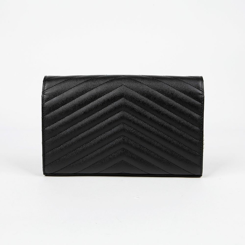 【包稅】SAINT LAURENT Monogram Chain Wallet Crossbody 377828-2