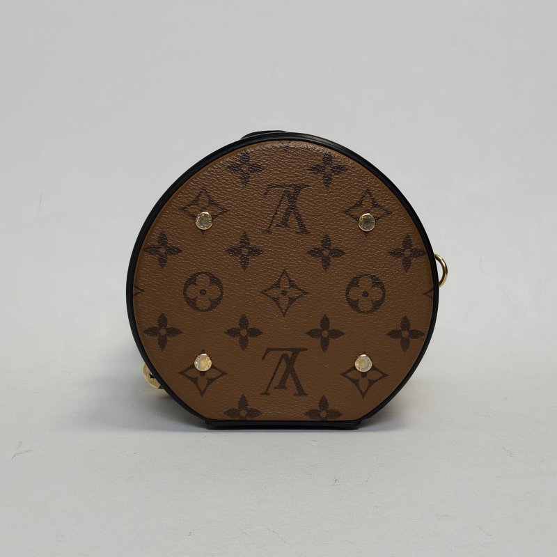 LOUIS VUITTON CANNES圓桶包拼色PVC2019老花肩背包-4