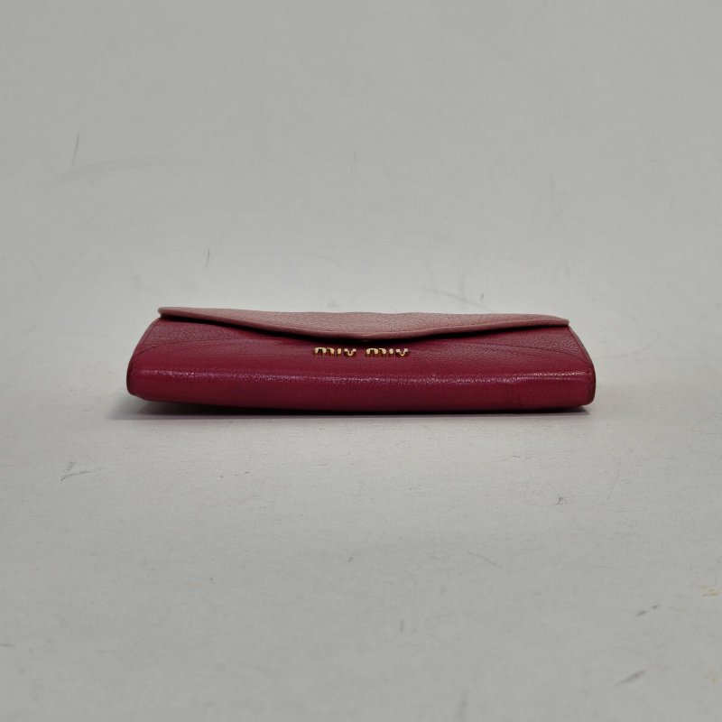 MIU MIU 拼色牛皮長款錢包肩背包-4