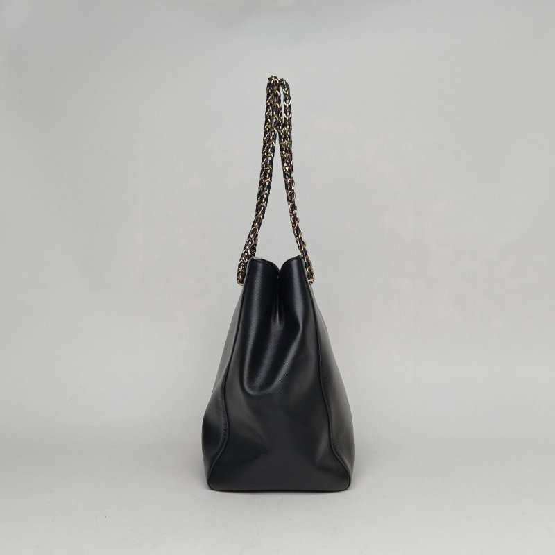 Salvatore Ferragamo 黑色牛皮蝴蝶結單肩包肩背包-1