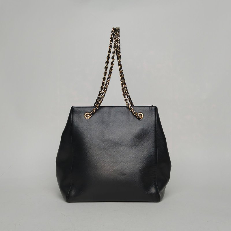 Salvatore Ferragamo 黑色牛皮蝴蝶結單肩包肩背包-2