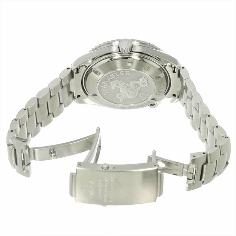 歐米茄海馬系列海洋宇宙2200 50男士腕錶，附日期顯示，黑色，自動機械錶-4