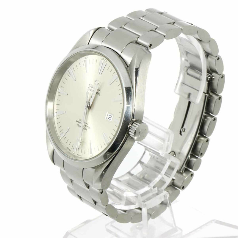 歐米茄海馬系列Aqua Terra同軸2503 30男士腕錶，附日期顯示，銀色，自動機械錶-1