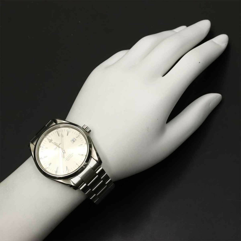 歐米茄海馬系列Aqua Terra同軸2503 30男士腕錶，附日期顯示，銀色，自動機械錶-2