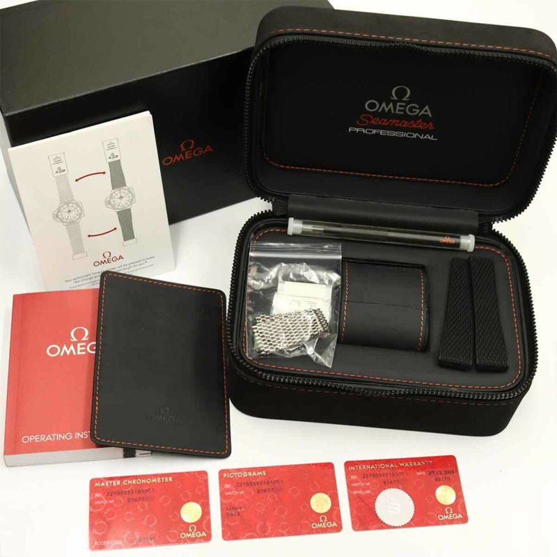 歐米茄 (OMEGA) 海馬系列 Ploprof 1200公尺同軸至臻天文台錶 227 90 55 21 01 001 男士腕錶,附日期顯示,黑色,自動機械-1