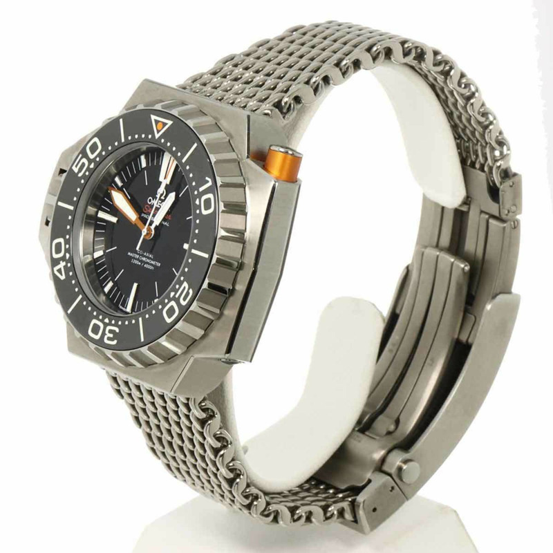 歐米茄 (OMEGA) 海馬系列 Ploprof 1200公尺同軸至臻天文台錶 227 90 55 21 01 001 男士腕錶,附日期顯示,黑色,自動機械-2