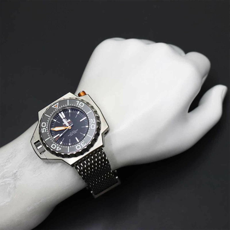 歐米茄 (OMEGA) 海馬系列 Ploprof 1200公尺同軸至臻天文台錶 227 90 55 21 01 001 男士腕錶,附日期顯示,黑色,自動機械-3