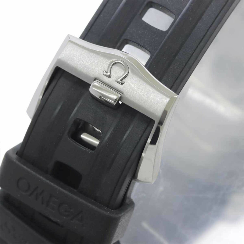 歐米茄海馬系列300公尺潛水錶，同軸至臻天文台認證，雙色錶款，型號210 22 42 20 01 001，男士腕錶，附日期顯示，18K白金錶殼，自動上鍊-6