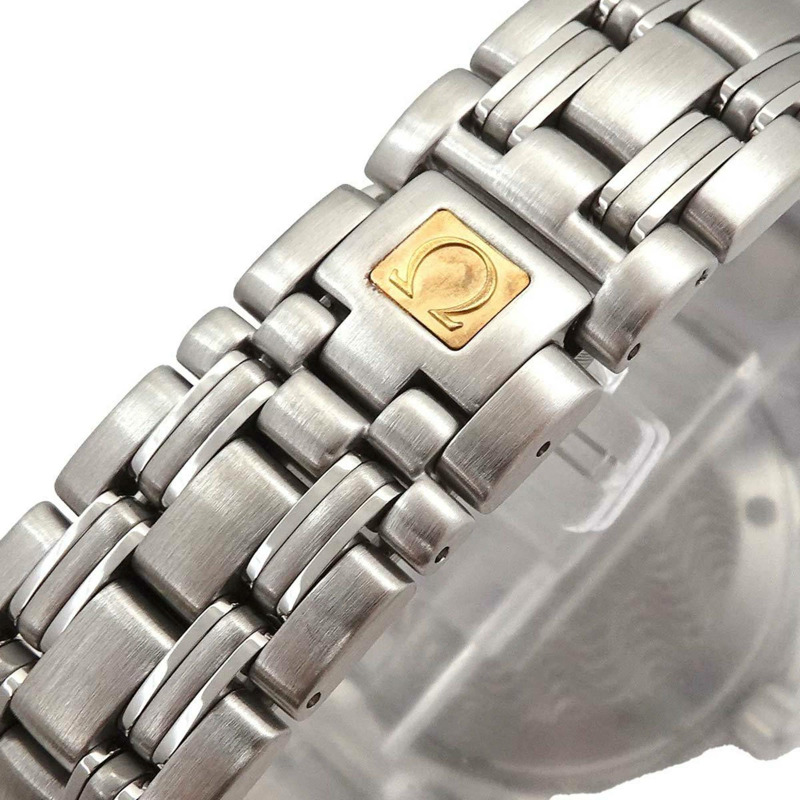 歐米茄海馬系列120米天文台認證腕錶 2501 31 男士腕錶 銀色 日期顯示 自動上鍊-5