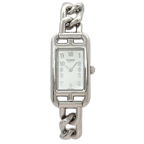 愛馬仕 Nantucket NA2 110 女士銀色石英錶