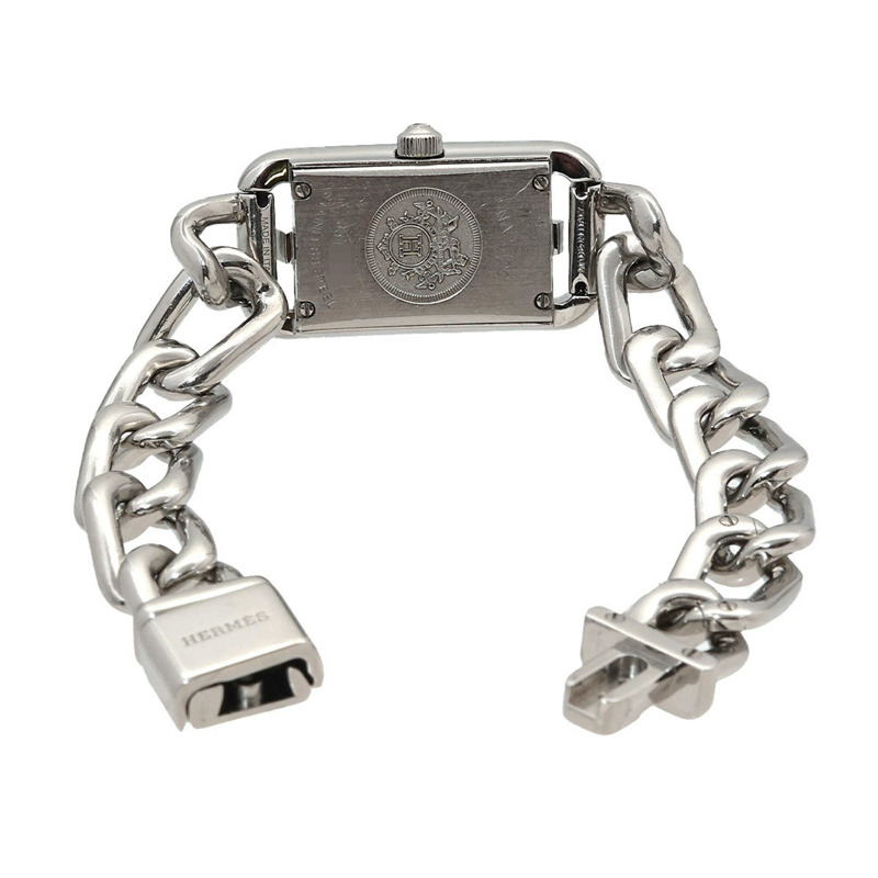 愛馬仕 Nantucket NA2 110 女士銀色石英錶-3