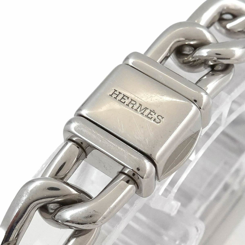 愛馬仕 Nantucket NA2 110 女士銀色石英錶-5