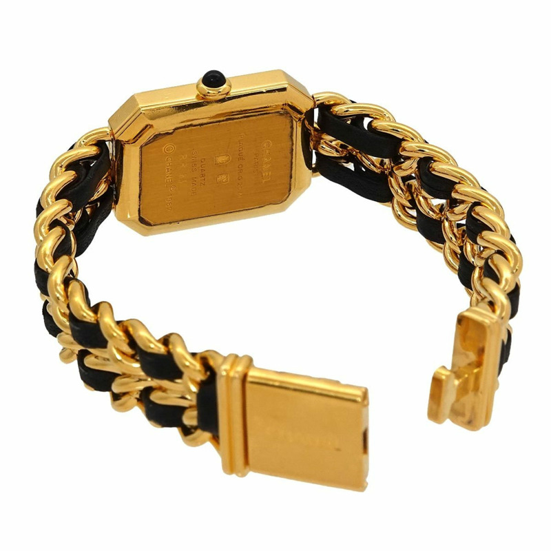 香奈兒 (CHANEL) Premiere 女士腕錶，M 碼，H0001，黑金配色，石英機芯-3