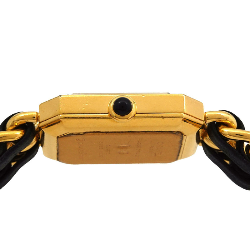 香奈兒 (CHANEL) Premiere 女士腕錶，M 碼，H0001，黑金配色，石英機芯-4