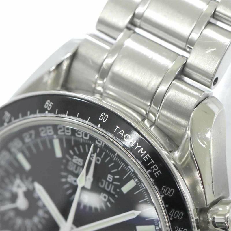 歐米茄超霸系列 Mark 40 Cosmos 三曆腕錶 3520 50 男士腕錶 黑色 自動上鍊-7