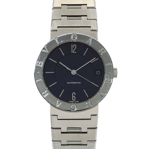 寶格麗 BB33SSD 自動男士腕錶，附日期顯示，藍色自動機芯