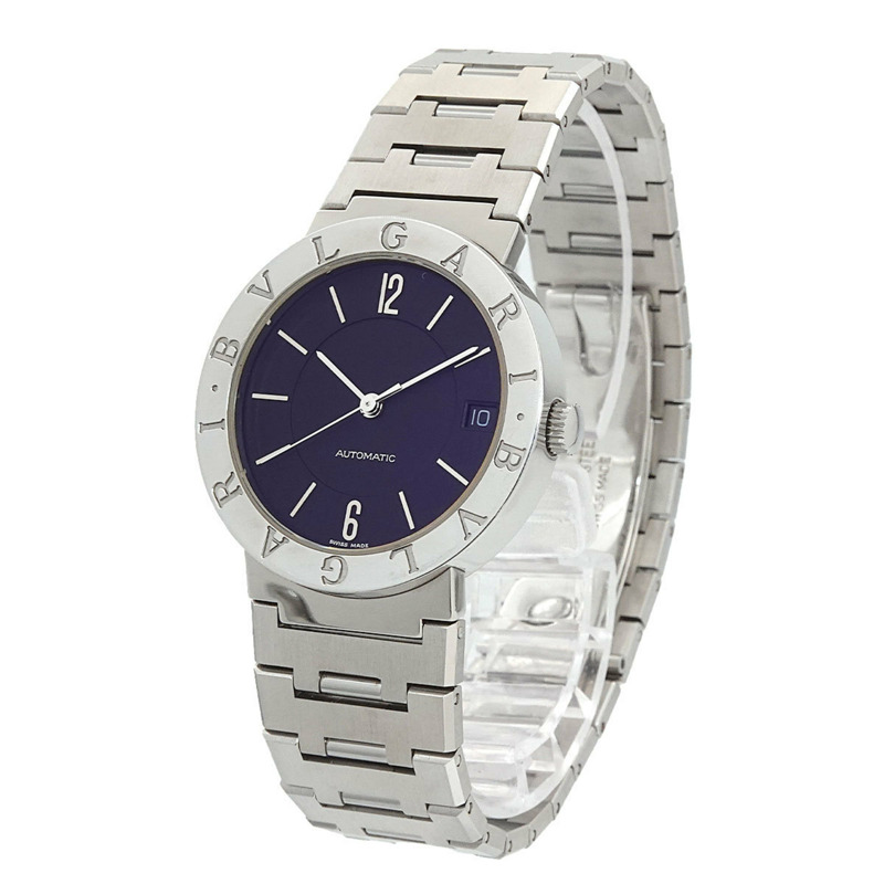 寶格麗 BB33SSD 自動男士腕錶,附日期顯示,藍色自動機芯-2
