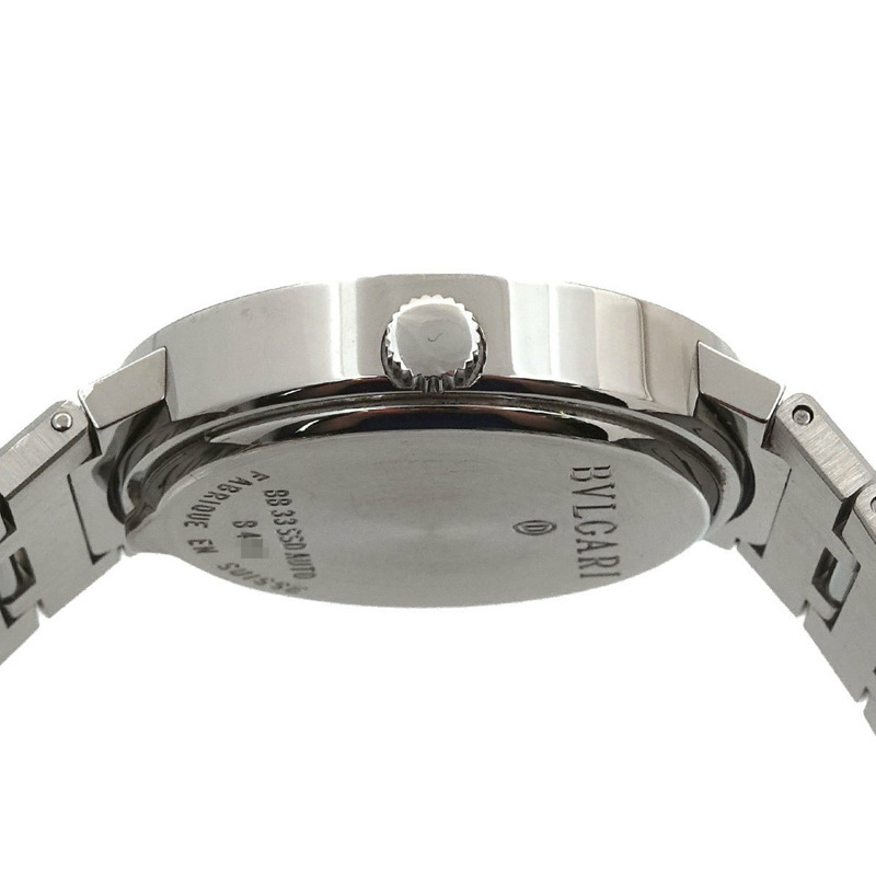 寶格麗 BB33SSD 自動男士腕錶,附日期顯示,藍色自動機芯-5