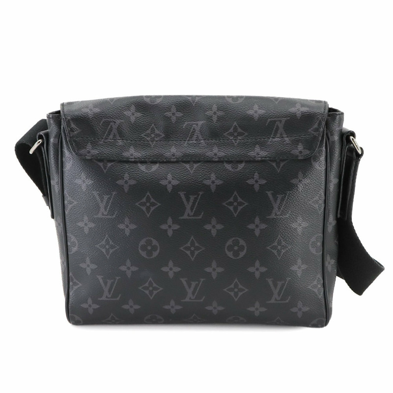 路易威登 Monogram Eclipse District PM NM 單肩包,黑色,M44000-1