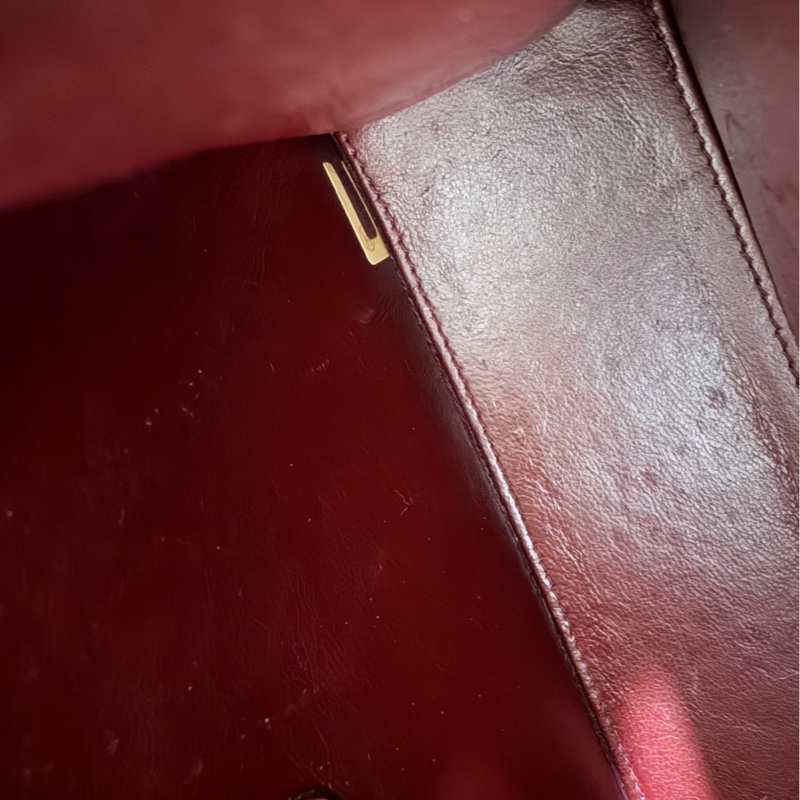 Chanel 香奈兒 Vintage trapezoid 梯型 黑金 雕花鍊 斜背包 肩背包 側背包 鍊條包-29