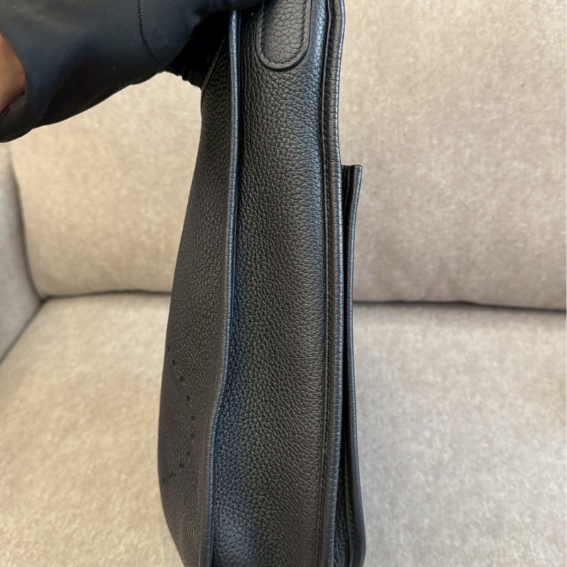 愛馬仕evelyne29黑金-2