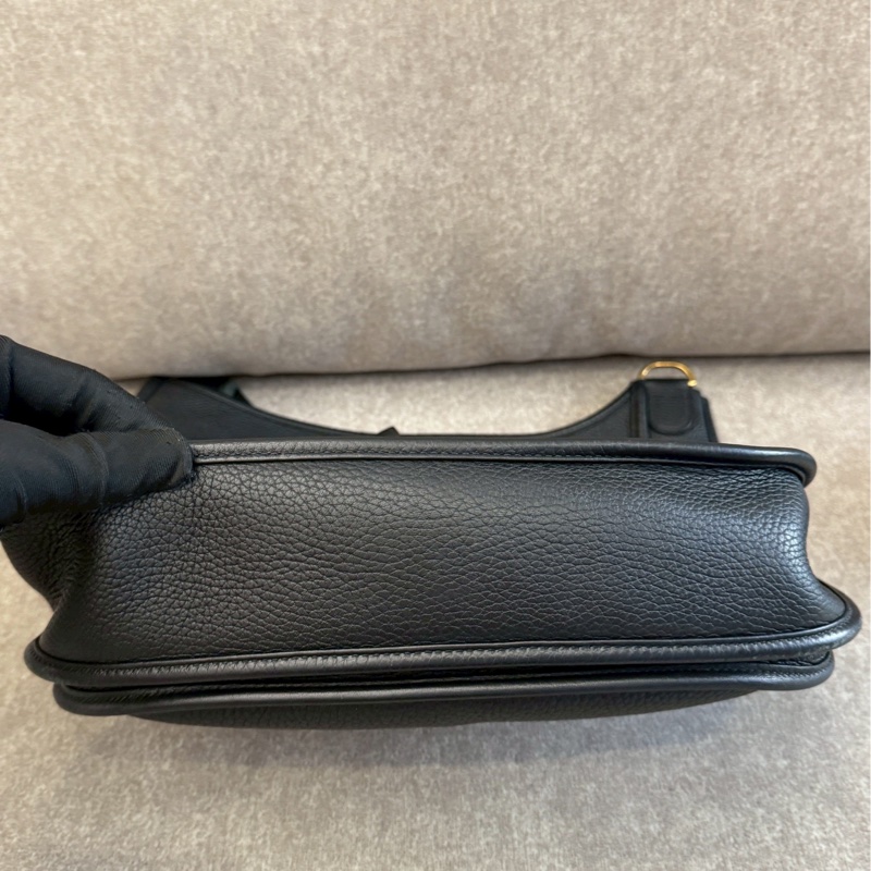 愛馬仕evelyne29黑金-7