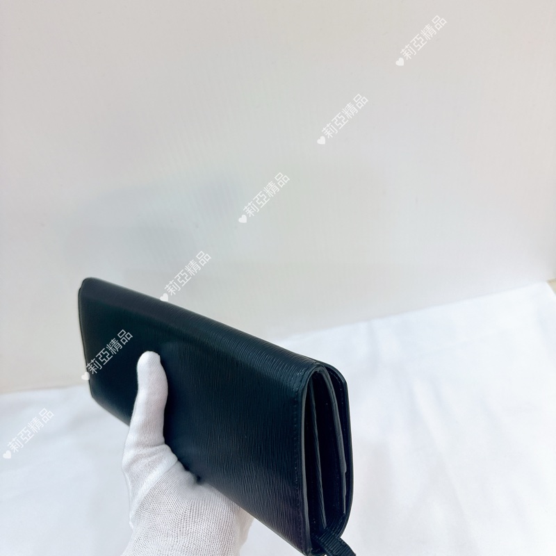 莉亞精品♡ Prada 黑金woc 鏈條包 九新美包-9