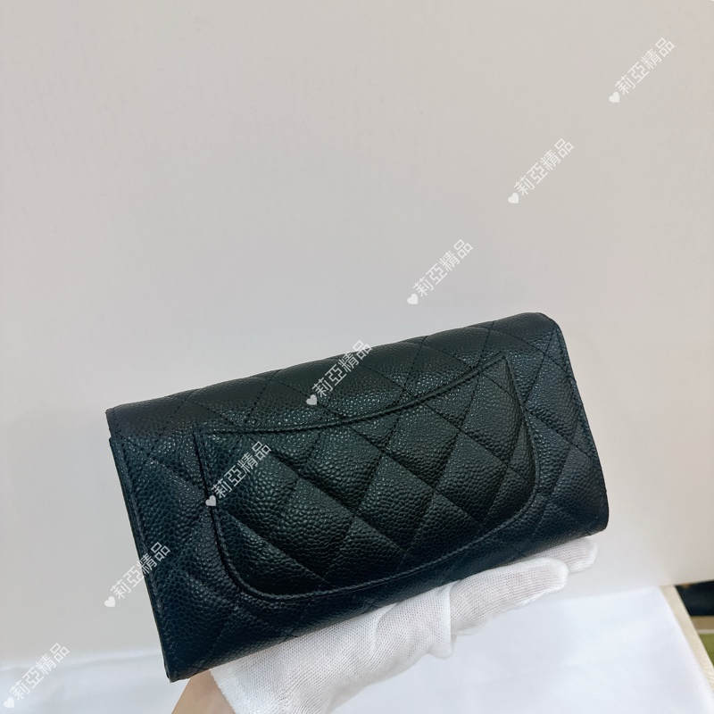 莉亞精品♡ Chanel 經典CF長夾 全新閒置品-2