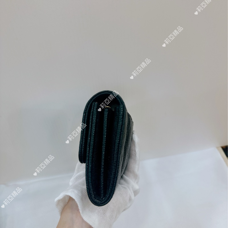 莉亞精品♡ Chanel 經典CF長夾 全新閒置品-3