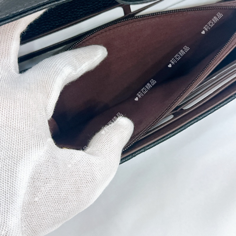 莉亞精品♡ Chanel 經典CF長夾 全新閒置品-14