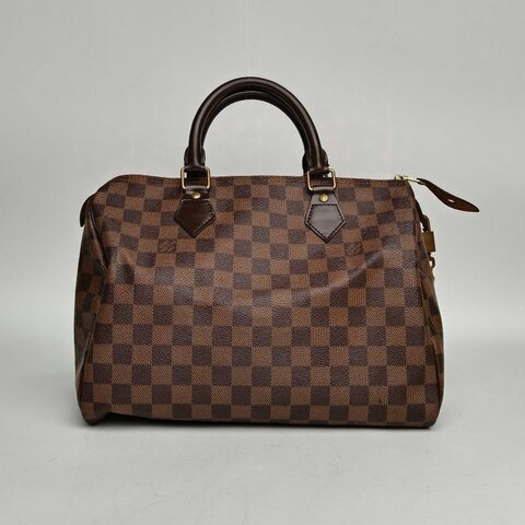 LOUIS VUITTON Sp30無肩帶棕色棋盤格PVC2010肩背包