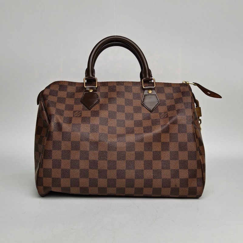 LOUIS VUITTON Sp30無肩帶棕色棋盤格PVC2010肩背包-0