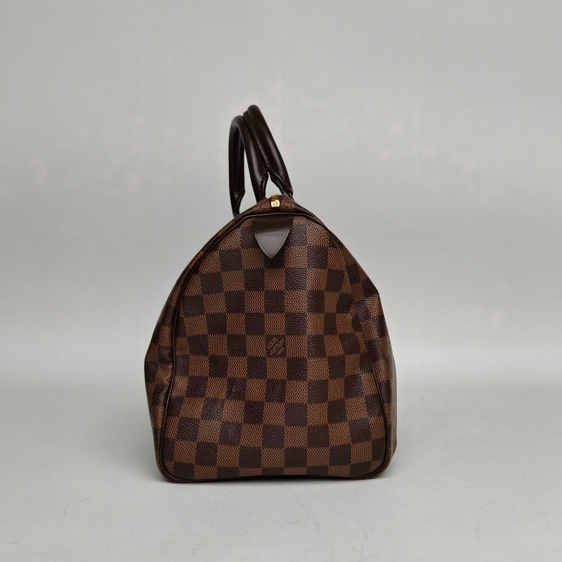 LOUIS VUITTON Sp30無肩帶棕色棋盤格PVC2010肩背包-3