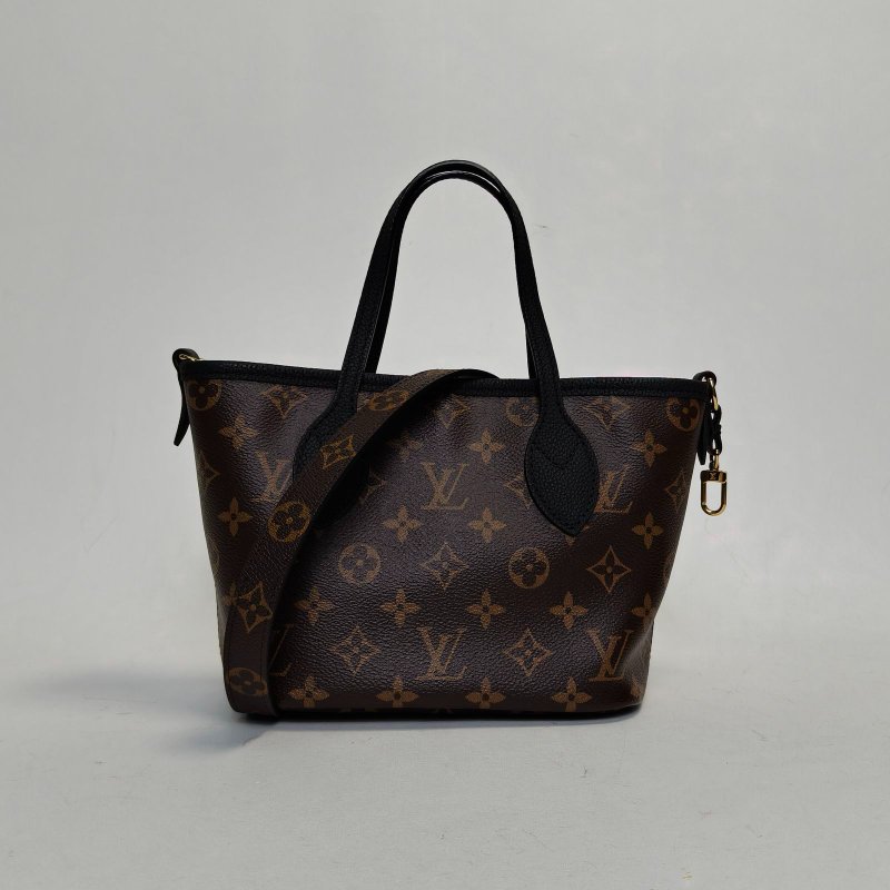 LOUIS VUITTON NeverfullINSIDEOUT雙面托特/20老花PVC金扣晶片肩背包-0