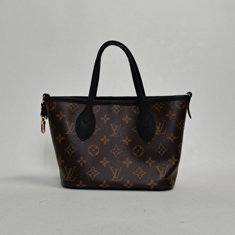 LOUIS VUITTON NeverfullINSIDEOUT雙面托特/20老花PVC金扣晶片肩背包-2