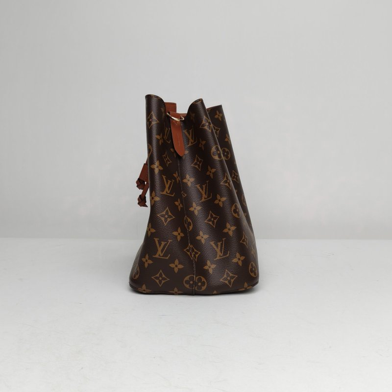 LOUIS VUITTON NÉONOÉ水桶包中號26棕色內裏老花PVC金扣2019肩背包-3