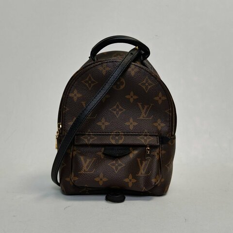 LOUIS VUITTON PalmSprings小書包Mini17新款拉鏈外露老花PVC2020肩背包