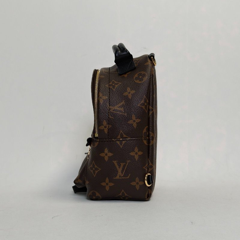 LOUIS VUITTON PalmSprings小書包Mini17新款拉鏈外露老花PVC2020肩背包-3