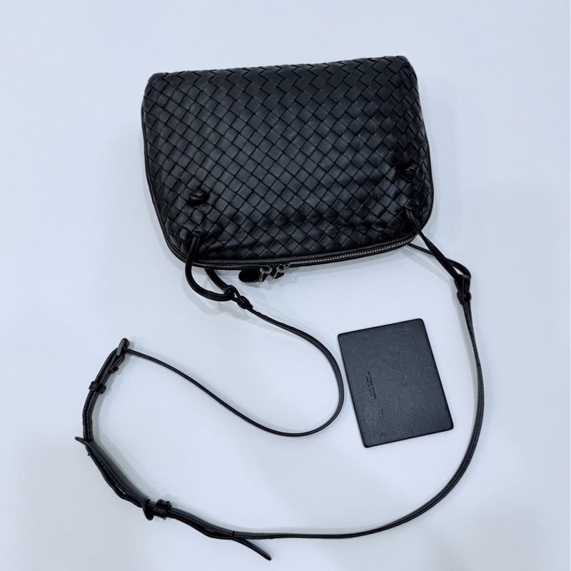 Bottega Veneta BV Nodini 黑色 貝殼包 肩背包 斜背包 側背包 手提包-0