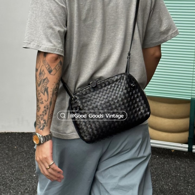 Bottega Veneta BV Nodini 黑色 貝殼包 肩背包 斜背包 側背包 手提包-5