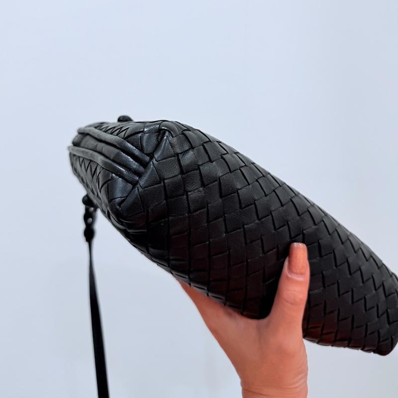 Bottega Veneta BV Nodini 黑色 貝殼包 肩背包 斜背包 側背包 手提包-8