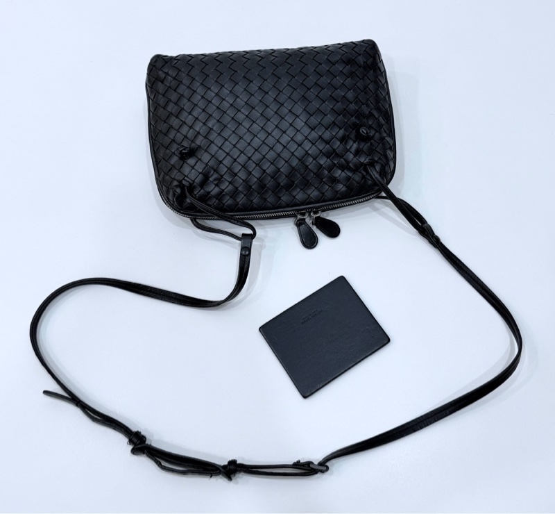 Bottega Veneta BV Nodini 黑色 貝殼包 肩背包 斜背包 側背包 手提包-10