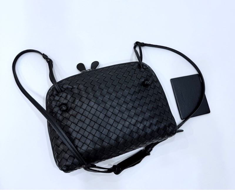 Bottega Veneta BV Nodini 黑色 貝殼包 肩背包 斜背包 側背包 手提包-12