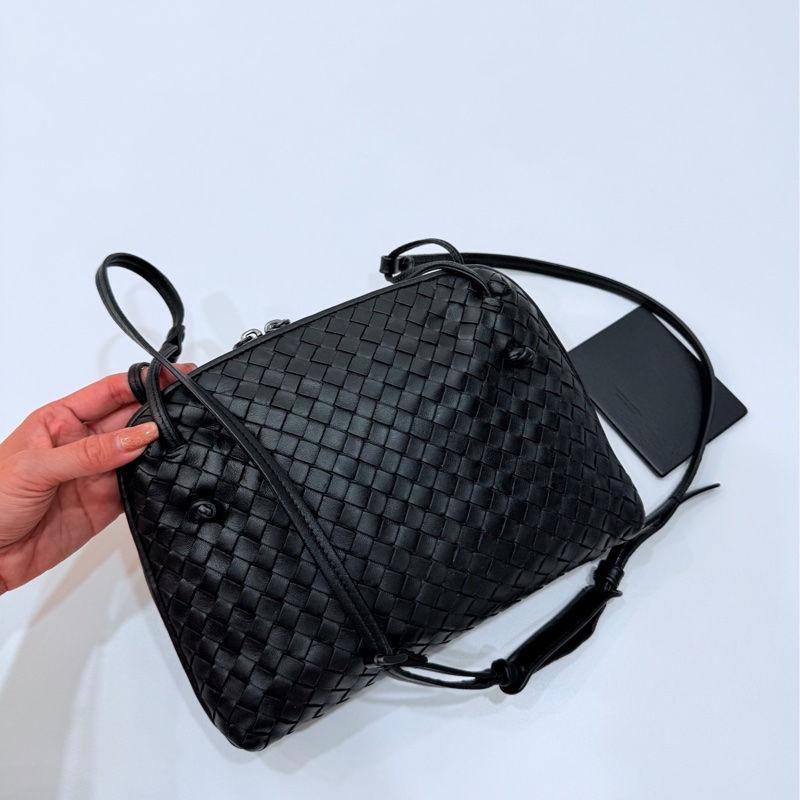 Bottega Veneta BV Nodini 黑色 貝殼包 肩背包 斜背包 側背包 手提包-13