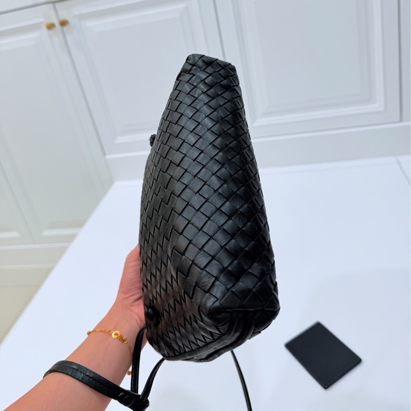 Bottega Veneta BV Nodini 黑色 貝殼包 肩背包 斜背包 側背包 手提包-15