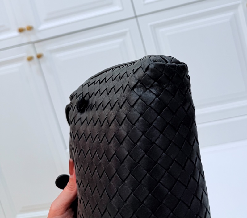 Bottega Veneta BV Nodini 黑色 貝殼包 肩背包 斜背包 側背包 手提包-19