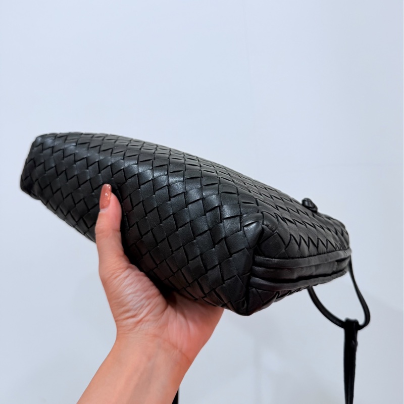 Bottega Veneta BV Nodini 黑色 貝殼包 肩背包 斜背包 側背包 手提包-20