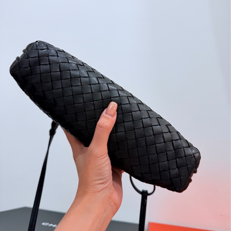 Bottega Veneta BV Nodini 黑色 貝殼包 肩背包 斜背包 側背包 手提包-21