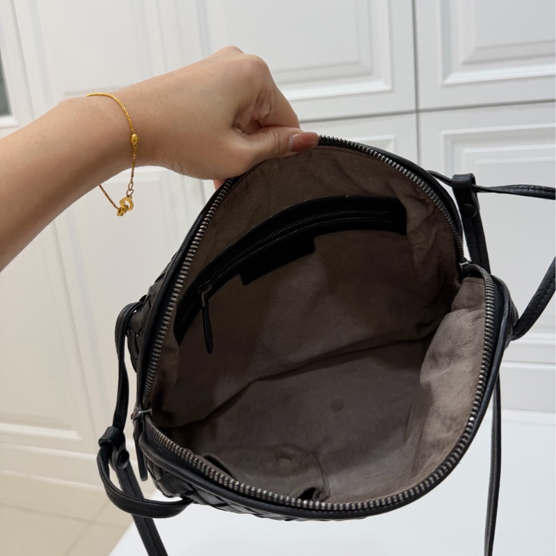 Bottega Veneta BV Nodini 黑色 貝殼包 肩背包 斜背包 側背包 手提包-26